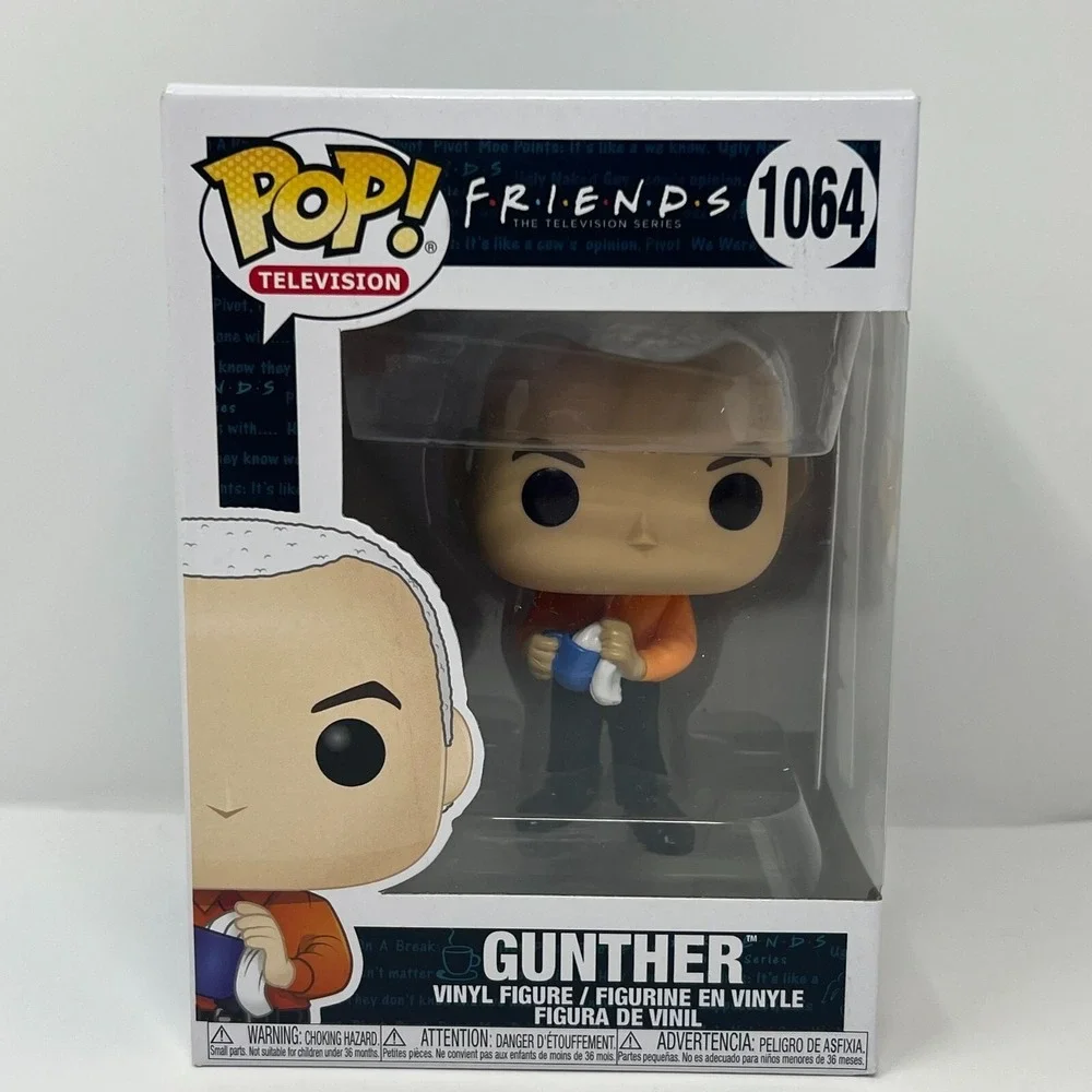 Funko Pop Friends Gunther #1064 TV Series Vinyl Figure New In Box 4